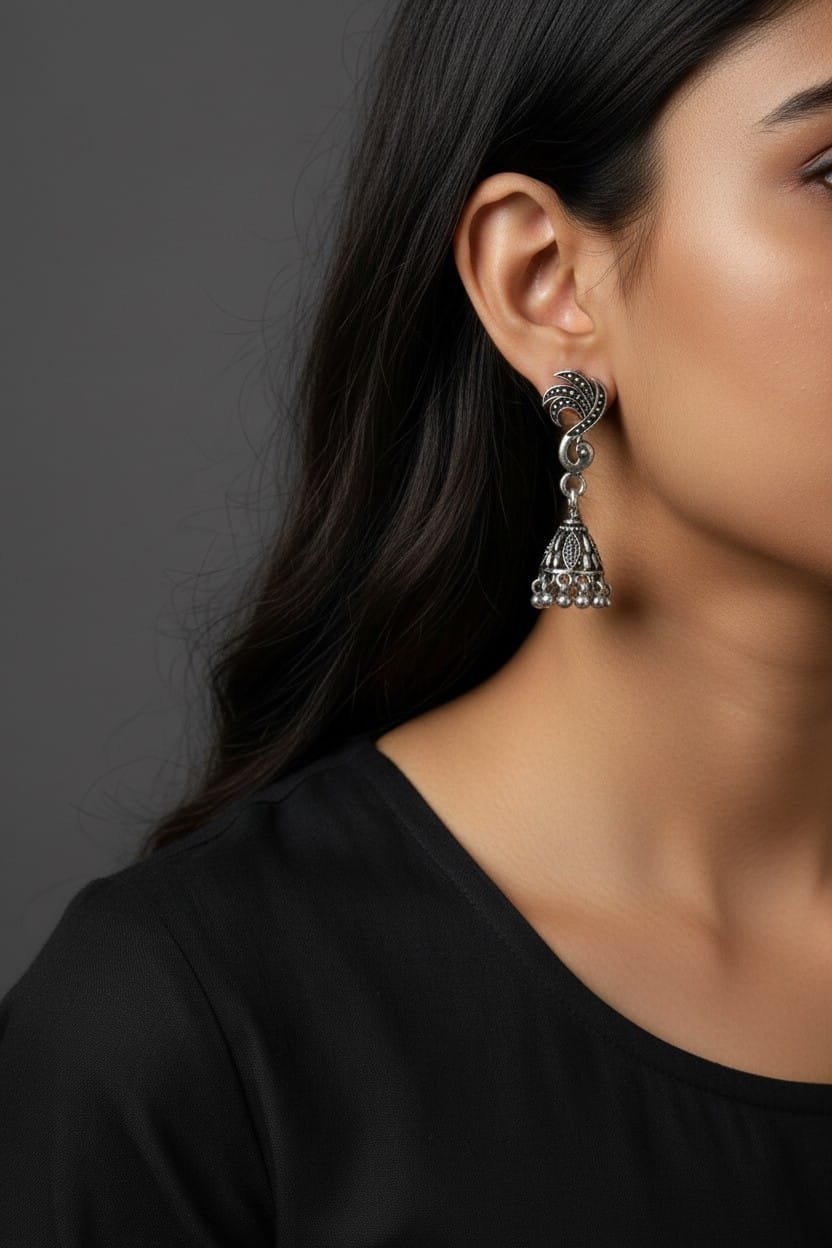 Noor Jharna Earrings - Image 3