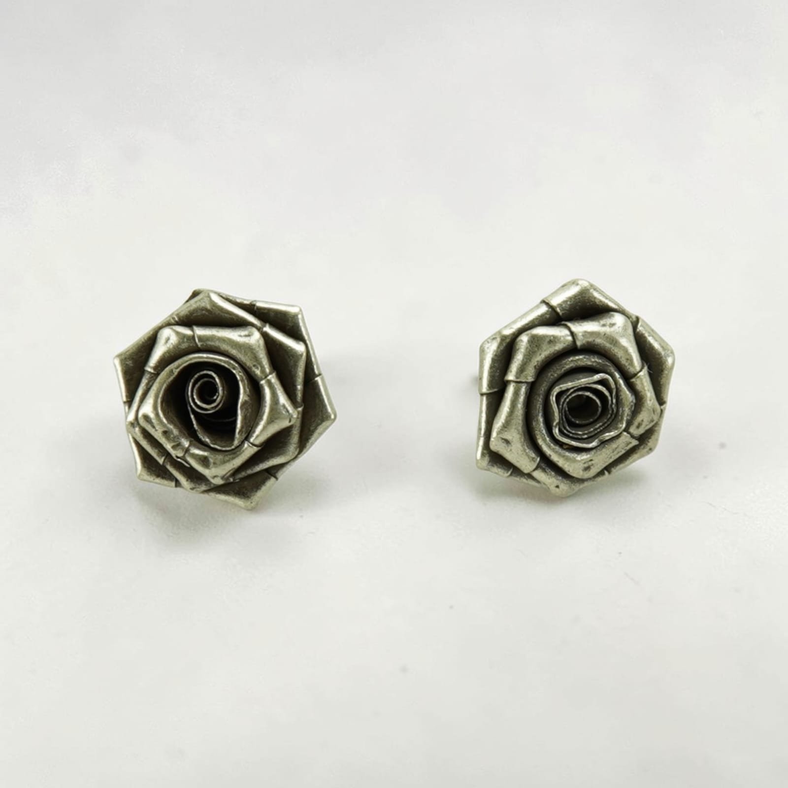 Midnight Rose Stud Earrings - Image 5