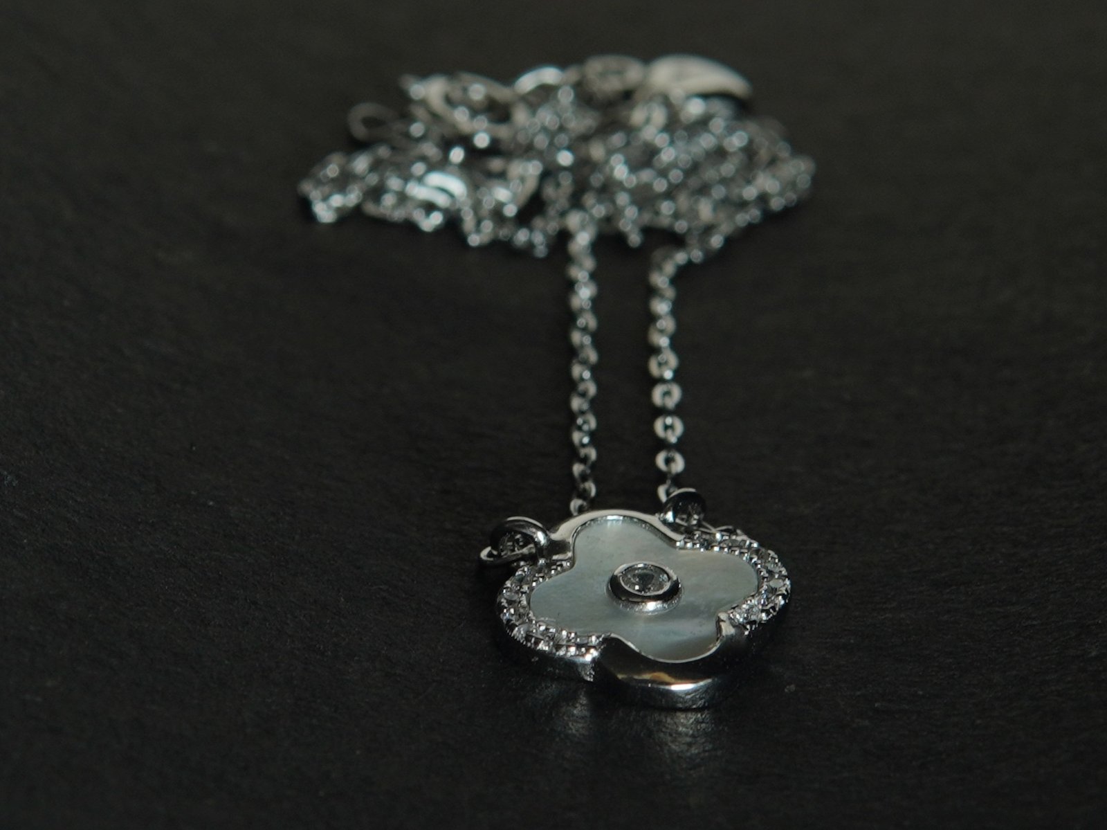 Ivory Clover Pendant