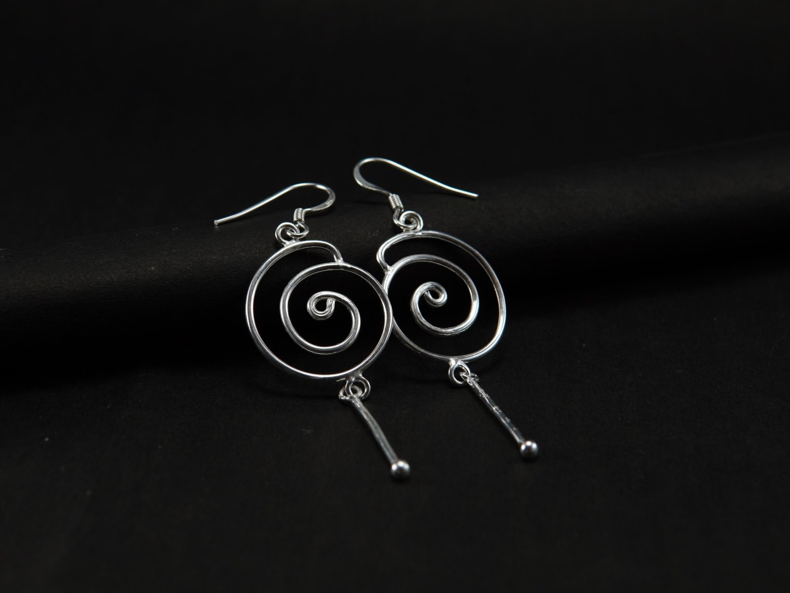 Eterna Spiral Earrings - Image 2
