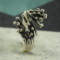 Starlit Grove Statement Ring