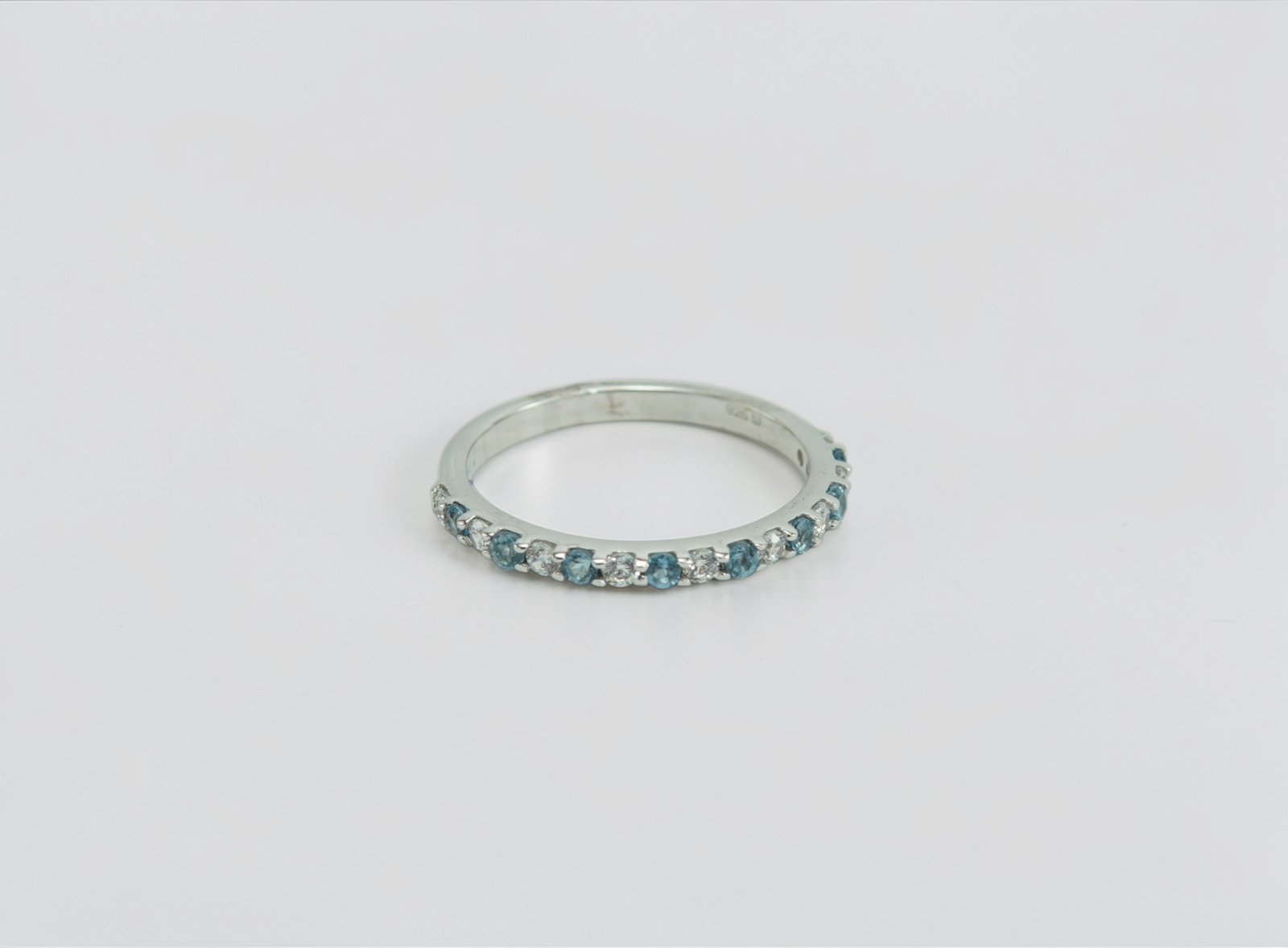 Azure Stardust Eternity Ring - Image 4