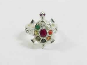 Navratna Turtle Ring