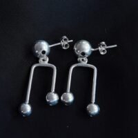 Orbit Arc Stud Earrings