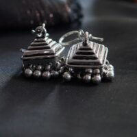 Heritage Pyramid Jhumka Earrings