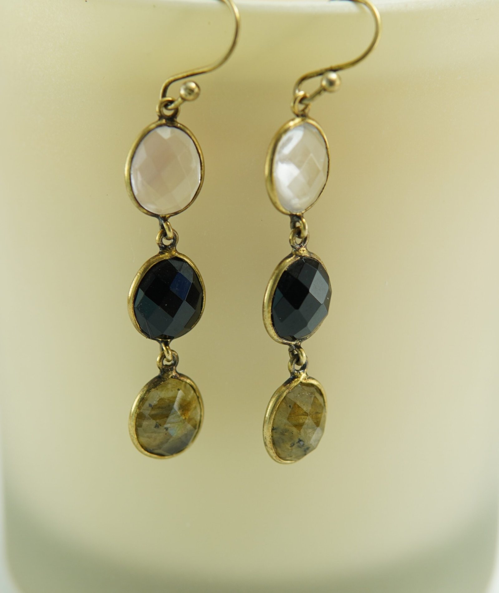 Midnight Harmony Gemstone Earrings - Image 4