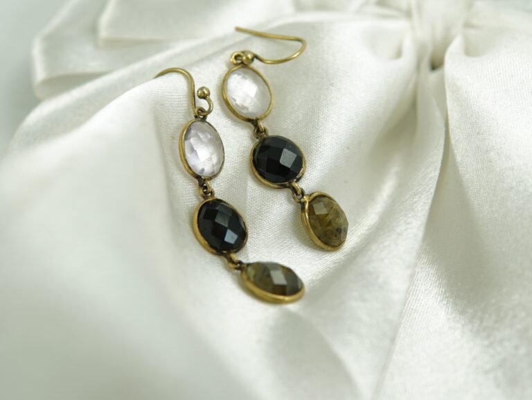 Midnight Harmony Gemstone Earrings