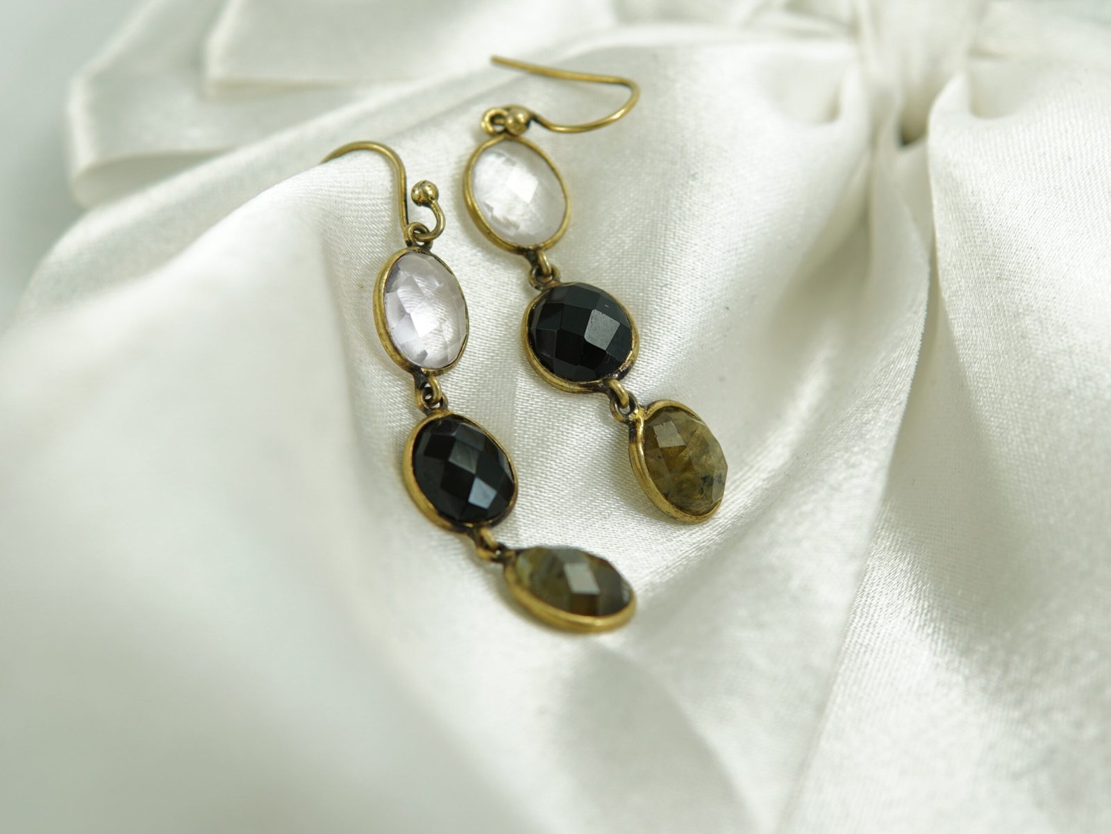 Midnight Harmony Gemstone Earrings
